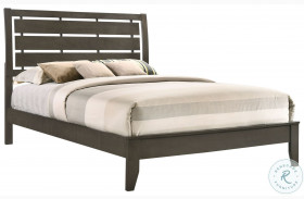 Serenity Mod Gray King Panel Bed