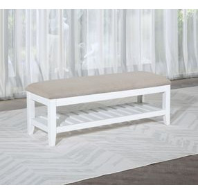 Bexhill White Bench