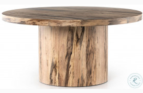 Hudson Spalted Primavera Round Dining Table