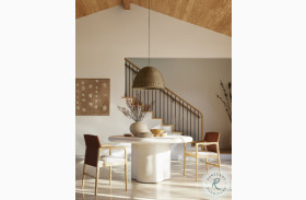 Grano Plaster Molded Concrete Dining Room Set