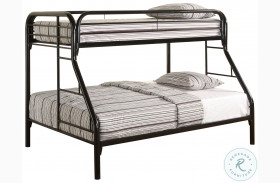 Morgan Black Twin Over Full Metal Bunk Bed