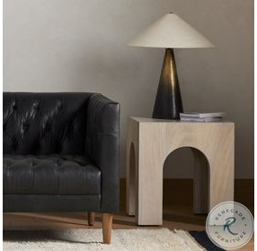 Fausto Bleached Guanacaste End Table
