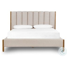 Emma Knoll Sand Performance Fabric Upholstered Bedroom Set
