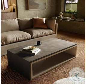 Faro Dark Grey Concrete Coffee Table