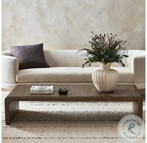 Leo Rustic Grey Rectangular Coffee Table