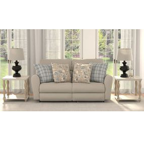 Chappy Linen Lay Flat Reclining 83" Sofa