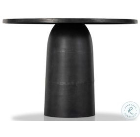 Basil Aged Grey Outdoor Round Dining Room Set