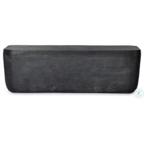 Basil Aged Grey Rectangular Outdoor Occassional Table Set