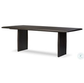Glenview Smoked Black Oak 86" Rectangular Dining Table