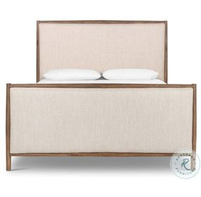 Glenview Weathered Oak Veneer Upholstered Bedroom Set