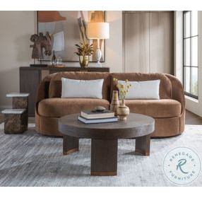 Andare Brown Round Cocktail Table