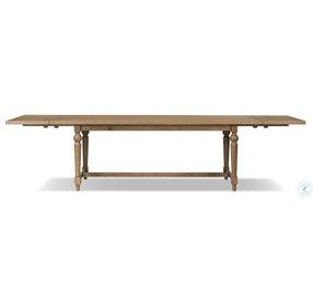 Blinn Worn Oak Veneer Extendable Rectangular Dining Room Set