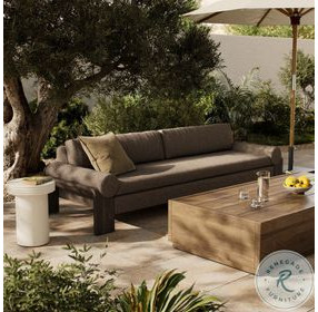 Joette Ellor Brown 104" Upholstered Outdoor Sofa