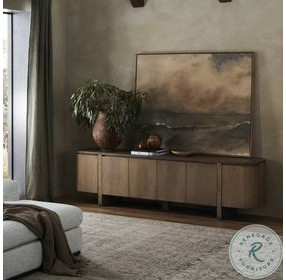 Elle Tawny Oak 92" Media Console