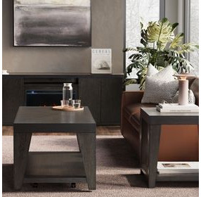 Laurel Espresso Rectangular Cocktail Table with Storage