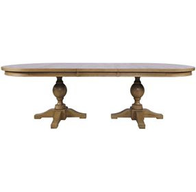Brentwood Cascade Oak Extendable Oval Dining Room Set
