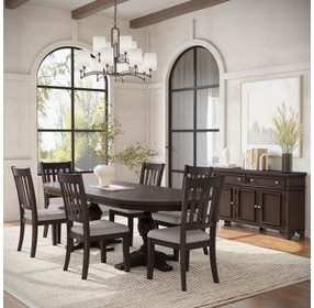 Brentwood Arbor Oak Extendable Oval Dining Table