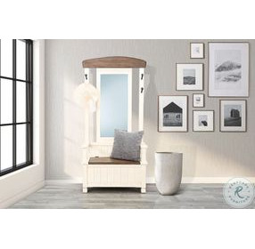 Sundale White 78" Hall Tree