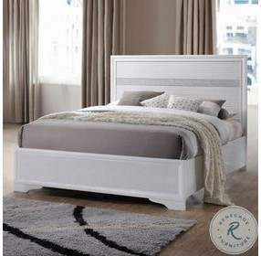 Naima White Full Platform Bed