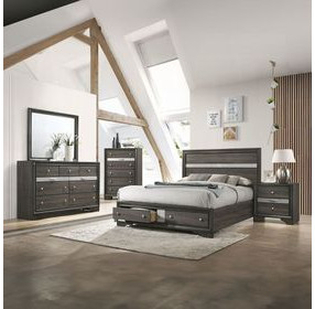 Naima Gray Rectangular Dresser Mirror
