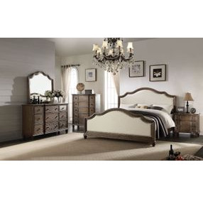 Baudouin Weathered Oak 9 Drawer Dresser