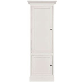 Structures White 2 Door Single Display Cabinet