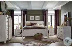 Chesters Mill Alabaster And Aged Iron Poster Canopy Bedroom Set