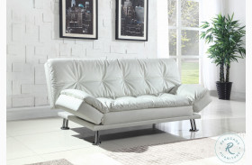 Dilleston White Full Sofa Bed