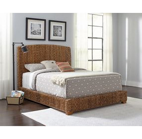 Laughton Amber California King Panel Bed