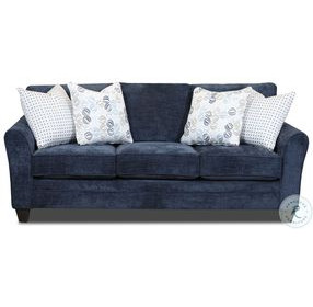 Wowza Navy 84" Sofa