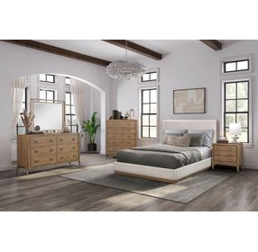Aurora Latte Queen Platform Bed