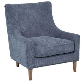 Aurora Sapphire Hiback Accent Chair