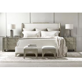 Albion Pewter 3 Drawer 26" Nightstand
