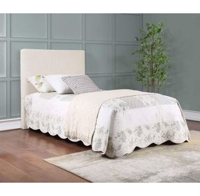 Izzy Sand Twin Upholstered Headboard
