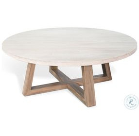 Cozy Luxe Light Gray Rowan Round Round Occassional Table Set