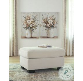 Ammon Ivory Ottoman