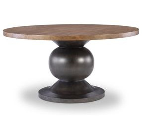 Artisans Place Vintage Pine and Ironwood 60" Round Dining Room Set