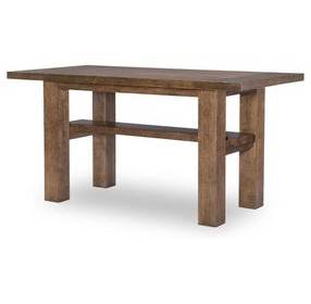 Artisans Place Vintage Pine and Ironwood 72" Rectangular Counter Height Dining Room Set