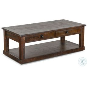Ember Grace Dark Brown Rectangular Occassional Table Set