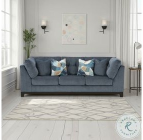 Maxon Place Navy 100" Sofa