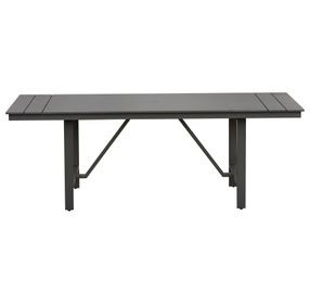 Navarro Outdoor Dining Mocha Outdoor Rectangular Dining Room Set