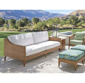 Palm Desert Poolside White Outdoor 90" Sofa