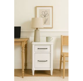 Wilmington White Filing Cabinet