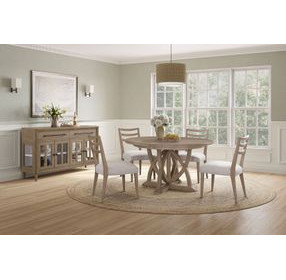 Wilmington Sand Ladderback Dining Chair Set of 2