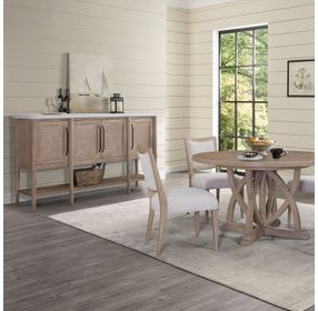 Wilmington Sand Cane Door Cement Top Server