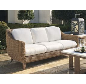 Isle of Palms White Outdoor 83" Sofa