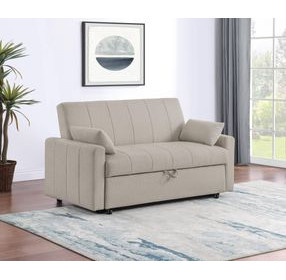 Portland Latte Boucle Sleeper Sofa Bed