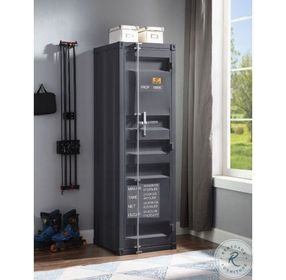 Cargo Gunmetal 1 Door Wardrobe