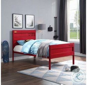 Cargo Red Full Panel Bed