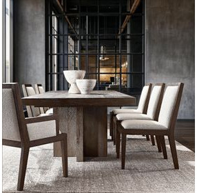 Outline Cream Performance Fabric and Cassel Wooden Frame Side Chair